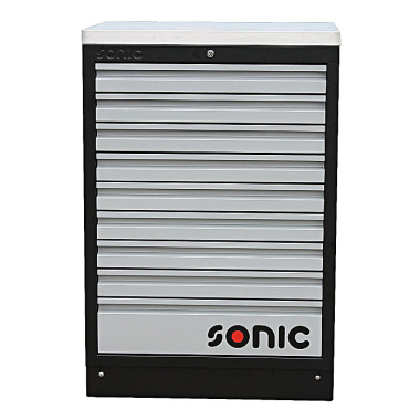 Sonic Unidade de parede MSS 674mm com bancada de trabalho em aço inoxidável 4731608