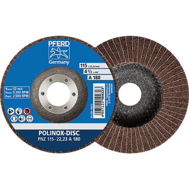 PFERD Disco de lixa POLINOX PNZ 115-22.23 A 100 44692264