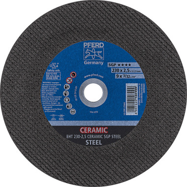 PFERD Cutting disc EHT 230-2.5 CERAMIC SGP STEEL 61323025