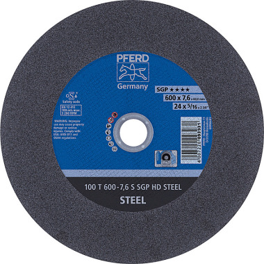 PFERD Disco de corte HEAVY DUTY 100 T 600-7.6 S SGP HD STEEL/60.0 66397707