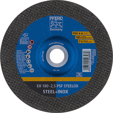 PFERD Disco de corte EH 180-2.5 PSF STEELOX 61726326