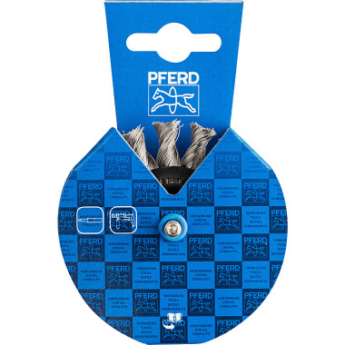 PFERD Escova redonda com haste, nó POS RBG 7006/6 INOX 0,35 43702002