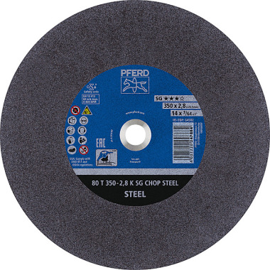 PFERD Disco de corte CHOPSAW 80 T 350-2.8 K SG CHOP STEEL/25.4 66323570