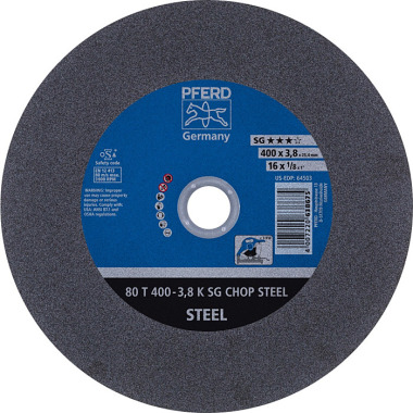 PFERD Disco de corte CHOPSAW 80 T 400-3.8 K SG CHOP STEEL/25.4 66324093