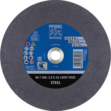 PFERD Disco de corte CHOPSAW 80 T 300-2.8 K SG CHOP STEEL/32.0 66323071