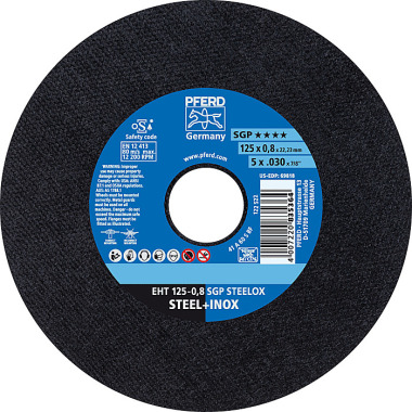 PFERD Disco de corte EHT 125-0.8 SGP STEELOX 61341094