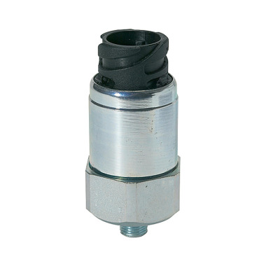 Riegler Interruptor de pressão, ligação de baioneta, aço galvanizado, G 1/8, 0,5-2 bar 103023