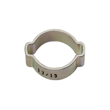 Riegler Pinça para 2 orelhas, aço polido (W1), gama de fixação 14-17 mm, 7,0 mm 114130