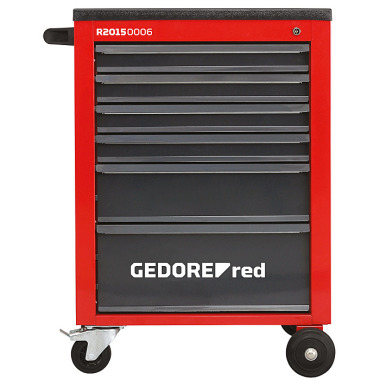 GEDORE vermelho Carro de ferramentas MECHANIC vermelho 6 gavetas 910x628x418 R20150006