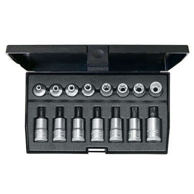 GEDORE Screwdriver bit socket set 3/8 15 pcs TORX 1509942