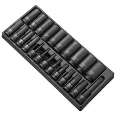 Expert 33PCS-  1/2 LONG IMPACT SOCKET MODULE E041644