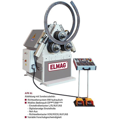 ELMAG Máquina hidráulica de dobragem de anéis 83138