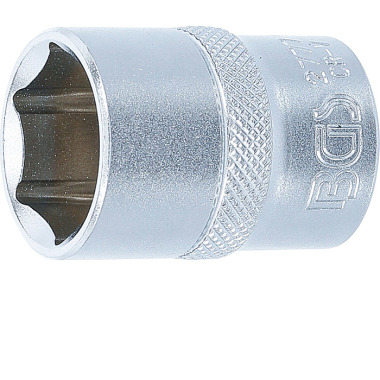 BGS Soquete para bits | comprimento 110 mm | 12,5 mm (1/2”) Acionamento | T-Star inviolável (para Torx) T70 2777