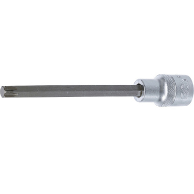 BGS Soquete para bits | comprimento 140 mm | 12,5 mm (1/2”) de encaixe | T-Star (para Torx) T50 5184-T50