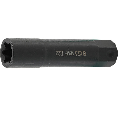 BGS Soquete tipo E, extra longo | 22 mm de diâmetro | E22 5246-E22