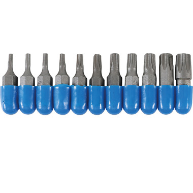 BGS Jogo de bits | 6,3 mm (1/4”) de acionamento | T-Star (para Torx) | 11 unid. 784