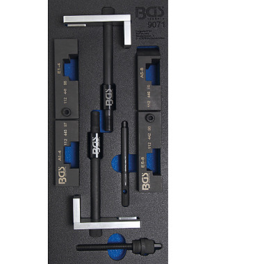 BGS Bandeja de ferramentas 1/3: Conjunto de ferramentas de sincronização do motor | para BMW, Land Rover V8 9071