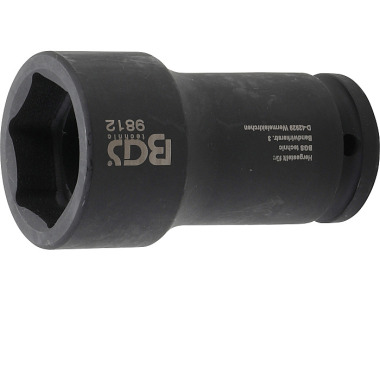 BGS Soquete de impacto, hexagonal, profundo | 20 mm (3/4”) de acionamento | 38 mm | para FUSO / Mitsubishi 9812