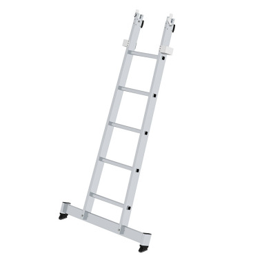 MUNK Rung window cleaner’s ladder set, with nivello® stabiliser 5 rungs 12005