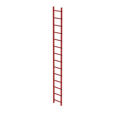 MUNK Shaft ladder glass-fibre reinforced plastic 400 mm clear width 14 rungs 64114