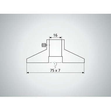 Mahr 16 Em Depth Bridge length 75 mm w.c. 4102020