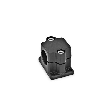 Ganter Conector de flange, alumínio GN 147-B50-2-SW