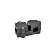 Ganter Conector de grampo angular, alumínio GN 194-V25-V25-50-2-SW