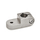 Ganter Conector de grampo de aço inoxidável, alumínio GN 273-B12-2-NI