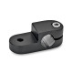 Ganter Conector de braçadeira de cinta, alumínio GN 277-B12-2-SW