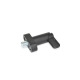 Ganter Parafuso de bloqueio com flange aparafusada GN 612.10-6-16-16-SW