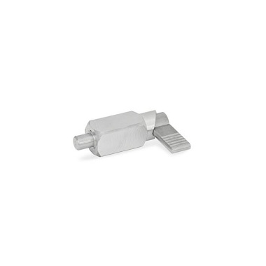 Ganter Barra de bloqueio em aço inoxidável para soldadura GN 612.3-10-20-A-NI