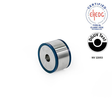 Ganter Espaçador, aço inoxidável, design higiénico GN 6226-34-16-A1-MT-H