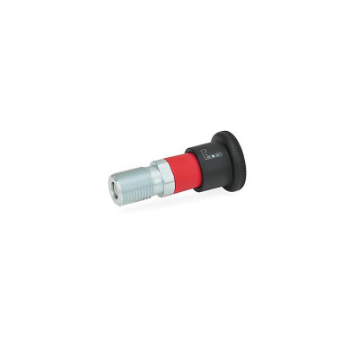 Ganter Parafuso de bloqueio, cavilha de indexação recolhida GN 816.1-8-M16X1,5-AR