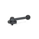 Ganter Trinco de fixação, fixação para baixo, aço GN 918.2-50-GV-L