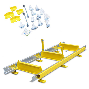 BAMATO Rollbahnverlängerung 2,3m für BBSW-600 Serie und BBSW-650G  BBSW600EXT