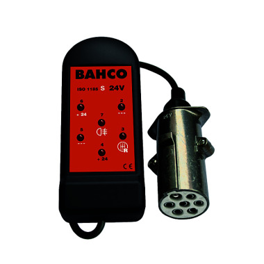 BAHCO Testador de soquete, 24V - 7 PIN, para soquetes 24S BELT247S