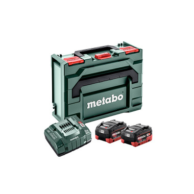 Metabo Basis-Set 2x LiHD 10Ah + ASC 145 + metaBOX (685142000)