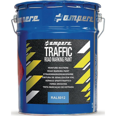 Straßenmarkierungsfarbe Traffic Road Marking Paint 5kg blau AMPERE 10629