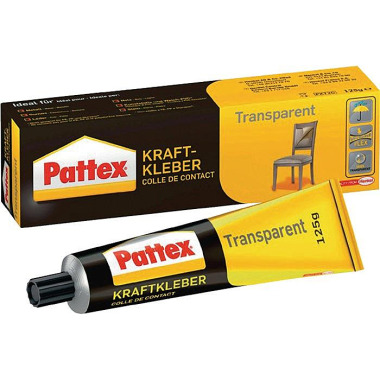 Kraftkleber transp.-40GradC b.+70GradC 125g Tube PATTEX PXT2C / 1419344