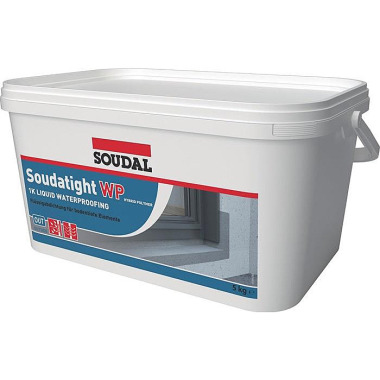 Flüssigfolie SOUDATIGHT WP grau 5kg Eimer SOUDAL 155294