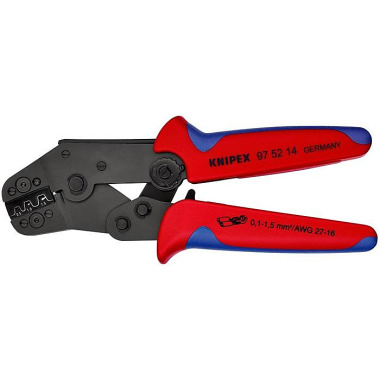 Crimpzange kurze Bauform L.195mm 0,1-1,5 (AWG 27-16) mm² KNIPEX 97 52 14