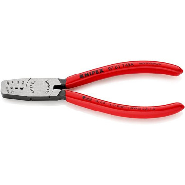 Aderendhülsenzange L.145mm 0,25-2,5 (AWG 23-13) mm² pol.Ku.-Überzug KNIPEX 97 61 145 A