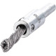 Pinselbürste D.10mm Schaft 6mm Drahtstärke 0,25mm STA 4500min-¹ LESSMANN 451258