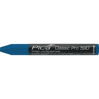 Förster-/Signierkreide Classic PRO 590 blau papiert 12 St./Schachtel PICA 590/41