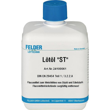 Lötöl ST 500 ml Flasche DIN/EN29454-1 FELDER 24100061