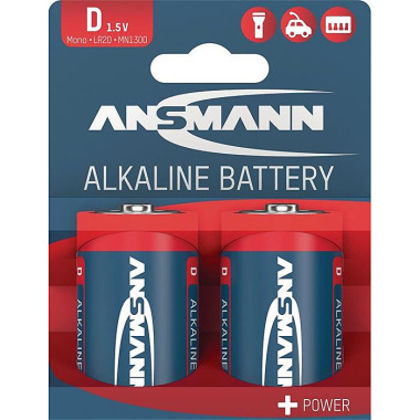 Batterie 1,5 V D-AM1-Mono 16000 mAh LR20 4920 2 St./Bl.ANSMANN 1514-0000