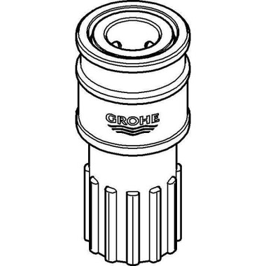 Grohe Schnappkupplung f K üchenbatt. m Schlauchbrau se chr 46315000