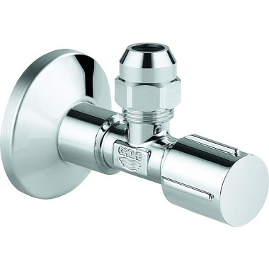 Grohe Eckventil 1/2" 2203 7 m Schubrosette d= 55mm chrom 22037000