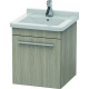 Duravit Waschtischunterba u X-LARGE 443x440x510mm A ns re pi sil XL6525R3131