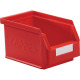 Sichtlagerkasten L230xB140xH130mm PE rot RASTERPLAN 6004.00.0451